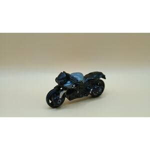 2014 Hot Wheels - BMW 1300 Motorcycle BFD13 Black Diecast Metal Model Vehicle